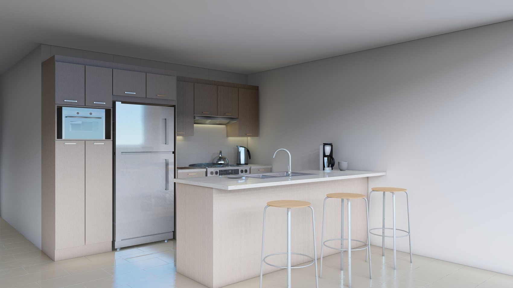 Cuisine — finition claire