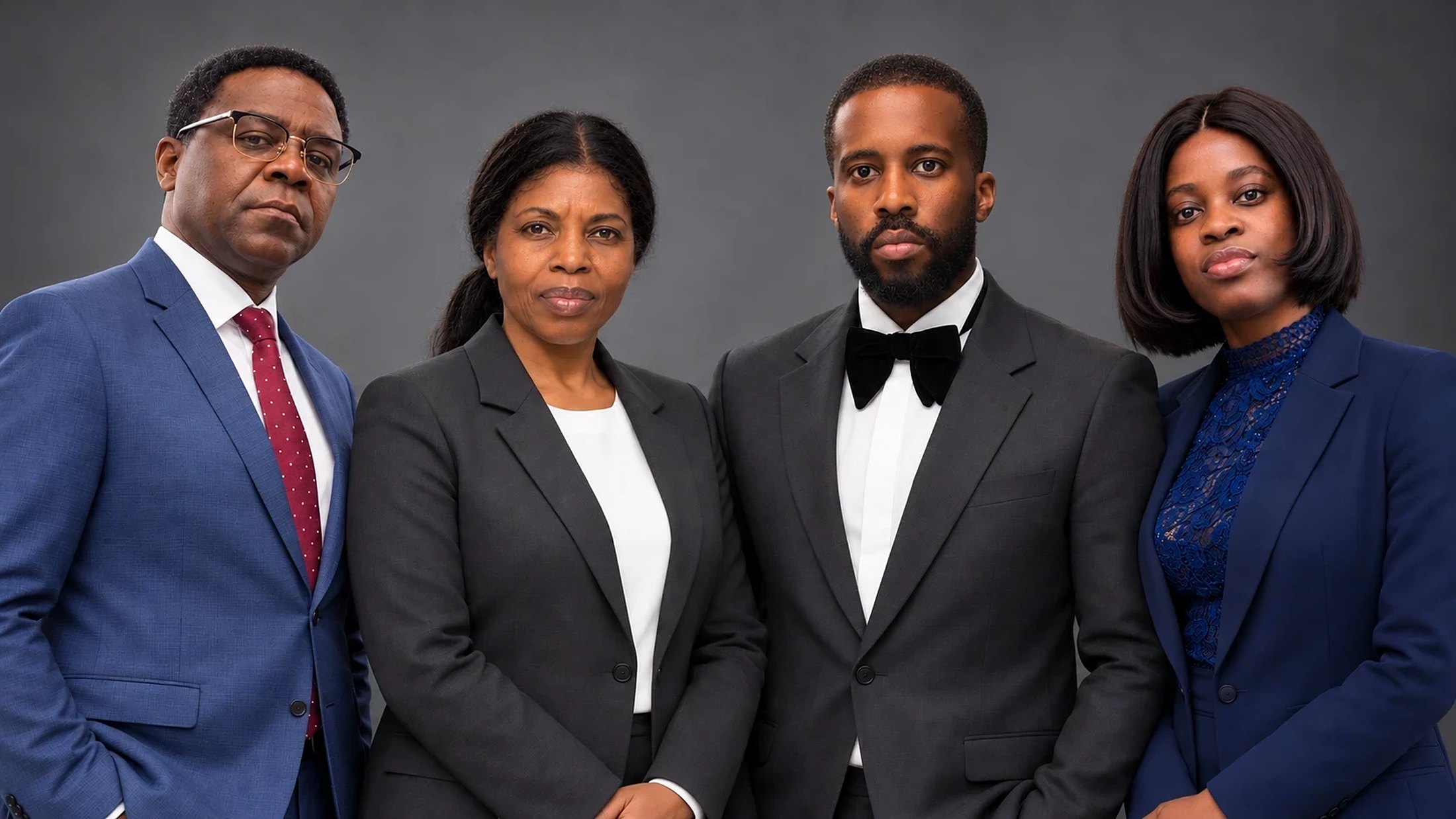 Ernest Chegang, Charlotte Meyou Chegang, Yvan Teddy Chegang Kwebou et Olivia Chegang