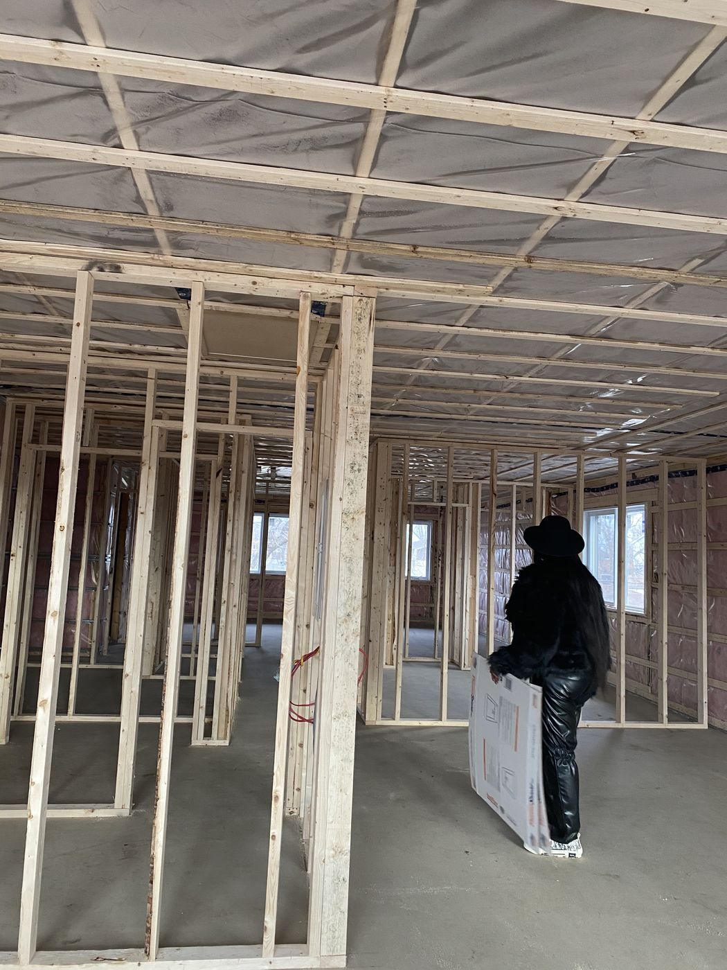Ossature du 3791 en construction