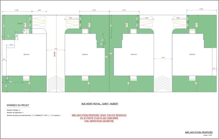 Plan d'implantation