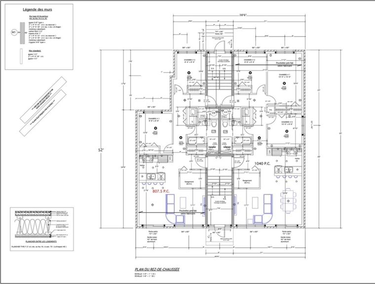 Plan du rez-de-chaussée